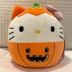 SQUISHMALLOWS OFFICIAL 8 INCH HELLO KITTY PUMPKIN